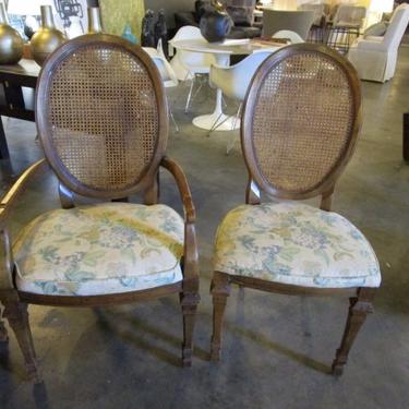 SET OF SIX DREXAL HERITAGE OVAL BACK FRANCESCA DINING CHAIRS / DINING TABLE SOLD SEPARATELY