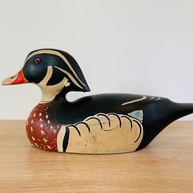 Vintage Wood Duck Decoy dated 1978 