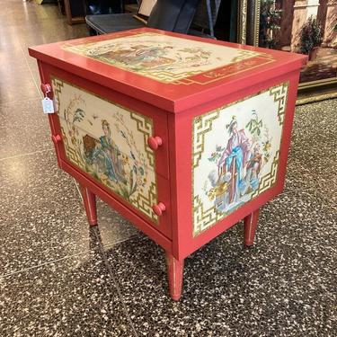 Chinoiserie cabinet. 22” x 15” x 22”