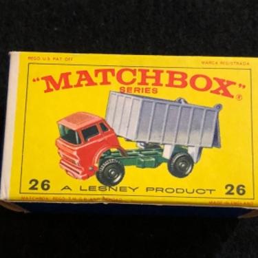 Matchbox 26 G.M.C. Tipper Truck Vintage Original F Box Un-Used Circa 1970 NM LesneyEngland