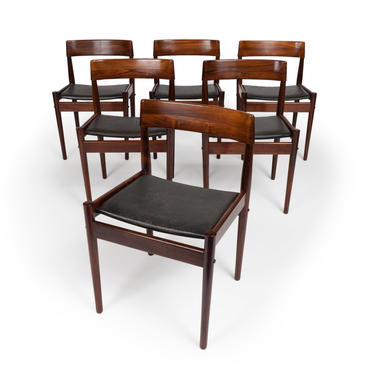 Vintage Grete Jalk Danish Mid-Century Rosewood Dining Chairs (Set of 6) 