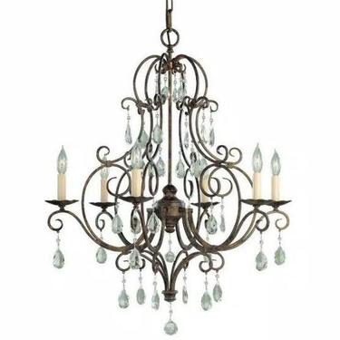 Chateau 6-Light French Country Style Chandelier by Feiss