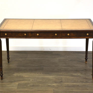 Maitland Smith Leather Top Writing Desk 