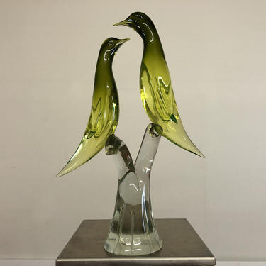 Salviati Murano Glass Birds 