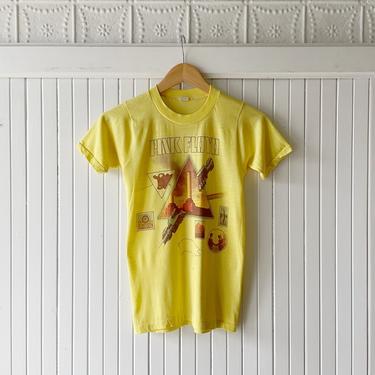 Vintage Pink Floyd Yellow Single Stitch T-Shirt XS/S