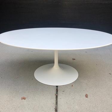 Eero Saarinen 42” Oval Tulip Coffee Table by Knoll 