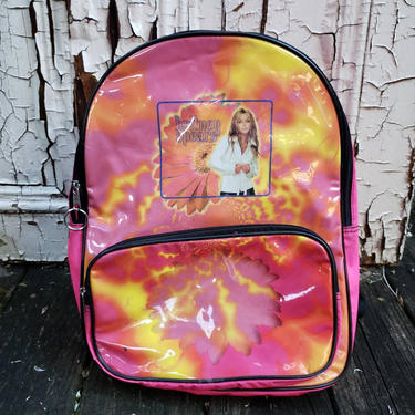 90s Britney Spears PVC Backpack  Full Size Bookbag, Vintage Brittany Spears Pop Music Bag 