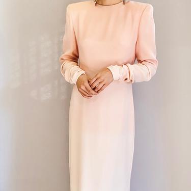 Bill Blass Pale Pink Ombre Dress/Gown 