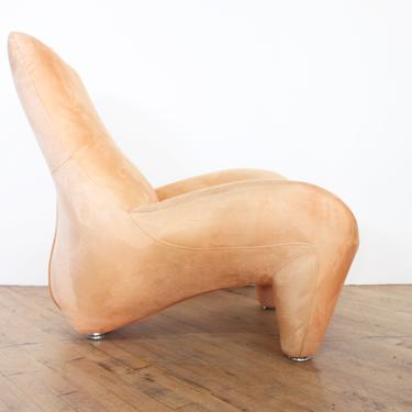 Postmodern Sculptural Chair Organic Modern Lounge Chair Anthropomorphic Avant Garde 90s 