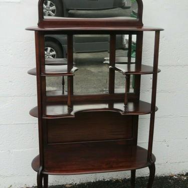 Victorian Solid Cherry Bookcase Display Shelf Etagere 2250
