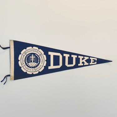 Vintage Duke University Pennant 