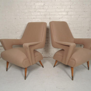 Angular Italian Lounge Chairs