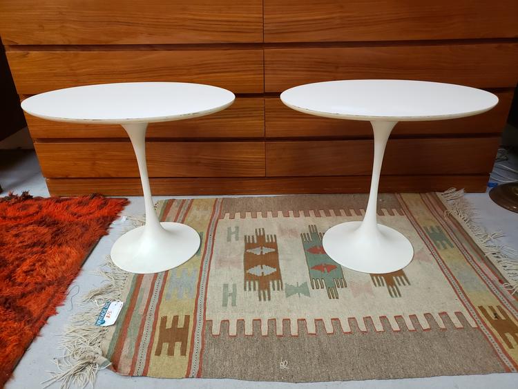 Tulip Side Tables Pair