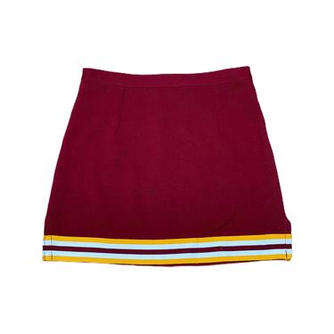 (26) Broadway Supply Red/Yellow Cheer Skirt 063021 LM