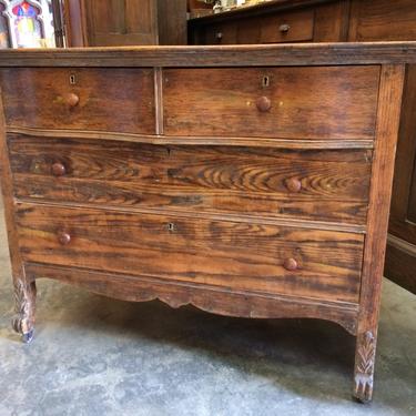Vintage Dresser with Casters 34.25 x 45 x 21.75