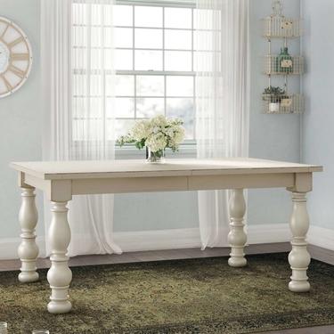 Feminine French Country Astère Extendable Dining Table