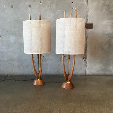 Figural Lamps With Custom Shades, Modeline Lamp Shade