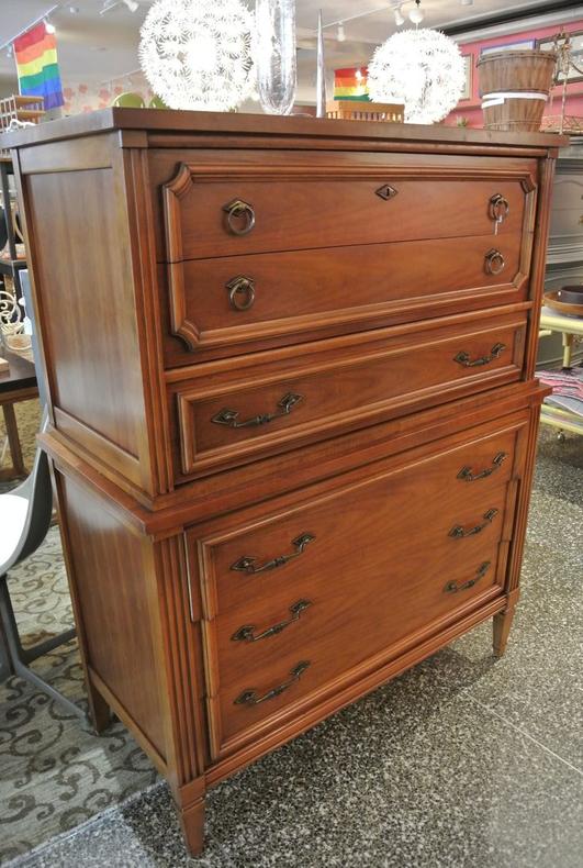 Regency 6 drawer chest. $595