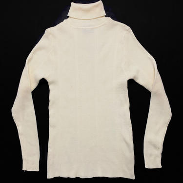 Vintage 1970s Women's Acrylic Turtleneck Sweater ~ XS to S ~ Form Fitting ~ Basic / Minimalist ~ Vardon 