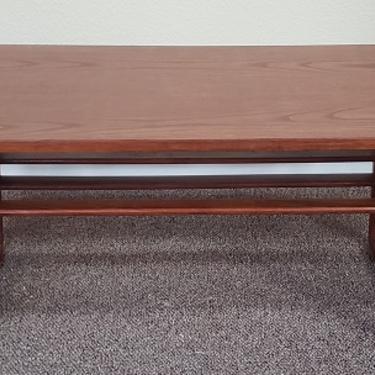 Item #T61 Mid Century Two Tier Coffee Table c.1960s