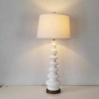 Diego Giacometti Style Plaster Table Lamp 