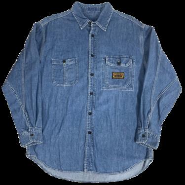 Vintage Washington Dee Cee Sanforized "Made in U.S.A." Denim Work Shirt