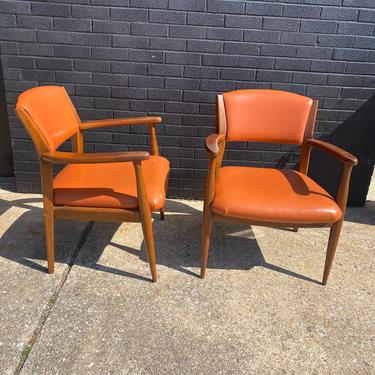 Pair of Mid Century Arm Chairs