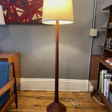 Vintage Danish Teak Floor Lamp