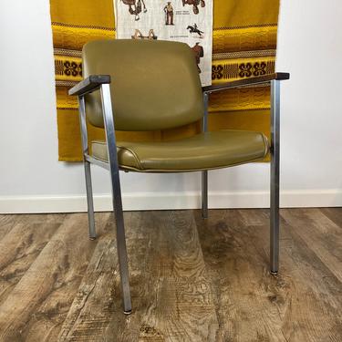 Mid Century Steelcase Style Industrial Office Chair 