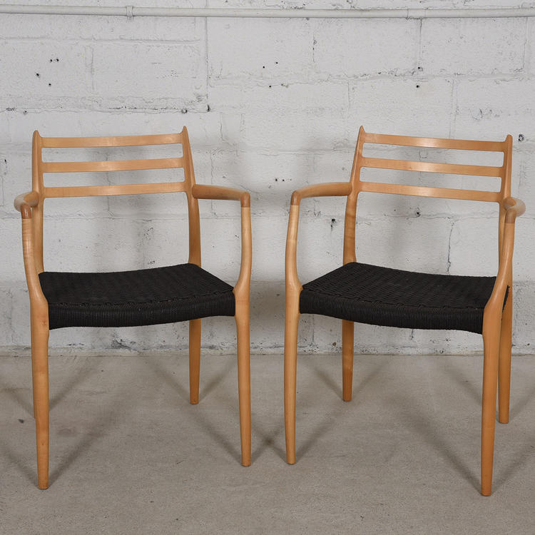 Pair of Danish Niels Mller #78 Accent / Side Chairs