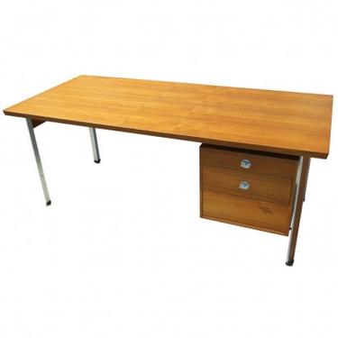 Teak Desk with Canted Legs by Finn Juhl for France &amp; Son