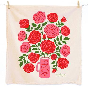 Roses Dish Towel