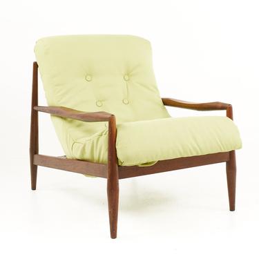 Adrian Pearsall for Craft Associates Mid Century Walnut Scoop Lounge Chair - mcm 