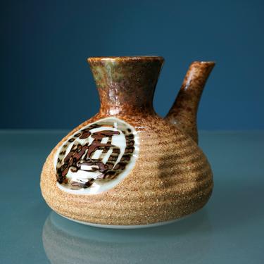 Pottery Sake Bottle Japanese Ceramic Spouted Pitcher Wine Decanter 