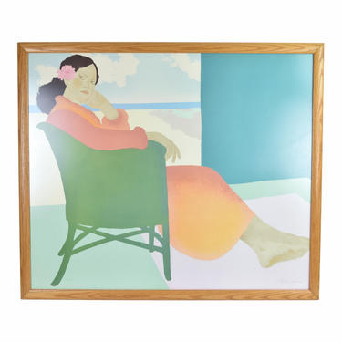 Pegge Hopper “Lanikai Afternoon” Signed Limited Edition Lithograph 