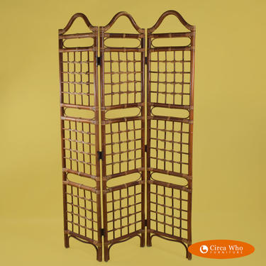 3 Panel Chippendale Screen