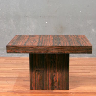 Rosewood Laminate Pedestal Coffee Table – ONLINE ONLY
