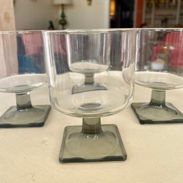 Grey Square Base Glasses - Set of 4 