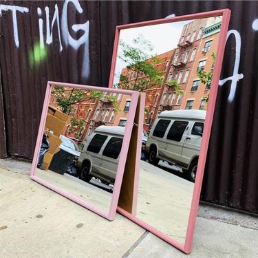 Vintage Pink Laminate Mirrors