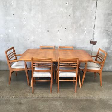 Mid Century X Base Dining Set by RWAY