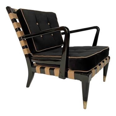 Mid-Century Strap Lounge Chair