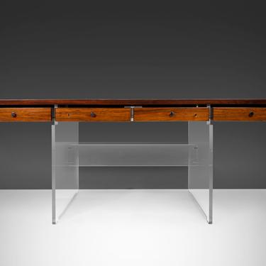 Danish Modern Rosewood Executive Desk by Poul Norreklit for Sigurd Hansen, 1960s 