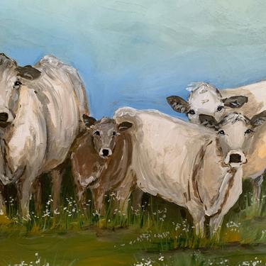 Cow Friends Original Art