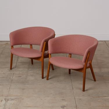 Pair of Nanna Ditzel ND83 Lounge Chairs for Søren Willadsen