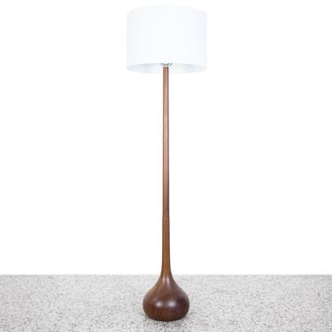 Vintage Danish Teak Floor Lamp 
