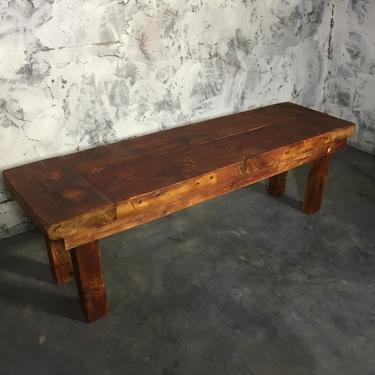 Salvaged Lumber Coffee Table