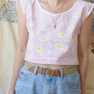 We Mcgee Made Picnic Top | Pink Daisy | XS/S 