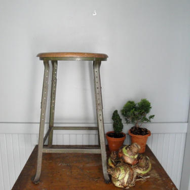 Vintage industrial stool 
