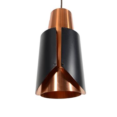 Bent Karlby Copper Pendant Light Fixture Made 