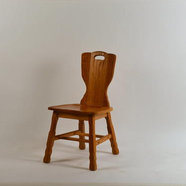 Ranch Oak Side Chair by A. Brandt Co.